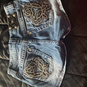 Miss me rose pocket shorts size 29